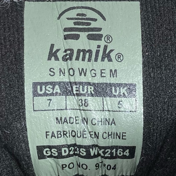 Kamik Snowgem Lace Up Waterproof Boot Women’s Size 7 Cognac - Picture 12 of 13